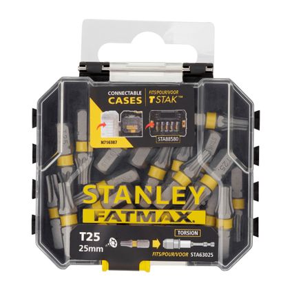 Embouts Stanley Fatmax STA88571-XJ bits T25 25 mm 20 pcs