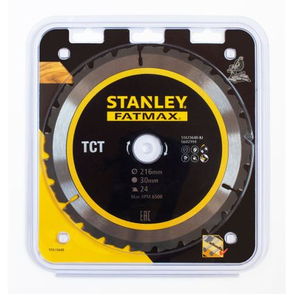 Lame de scie Stanley STA15640-XJ pour scie à onglet Ø 216mm 24T