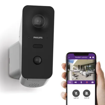 Caméra de surveillance Philips WelcomeEye WiFi full HD 2K autotracking 5