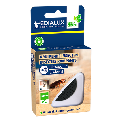 Edialux Ultrasonic Defend Insectes Rampants 1 pce