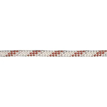 Seilflechter compact lijn voorgerekt Atlantic 6mmx15m wit/rood 2