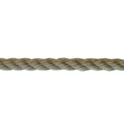 Corde torsadée Seilflechter Wiking marron classique 12mmx10m 2