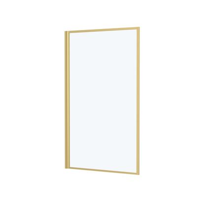 Aurlane badwand Golden Edge goud geborsteld frame 130x75cm