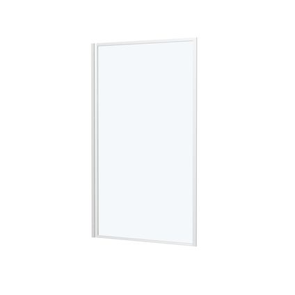Aurlane badwand White Edge frame glanzend wit 130x75cm