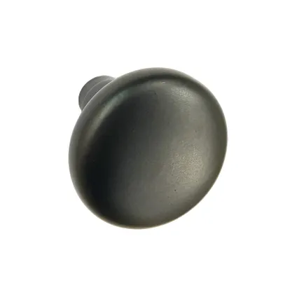 Knopkruk aluminium 2 stuks zwart