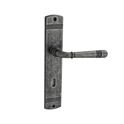 Avenue deurkruk langschild Adagio sleutelgat 110mm oud zwart