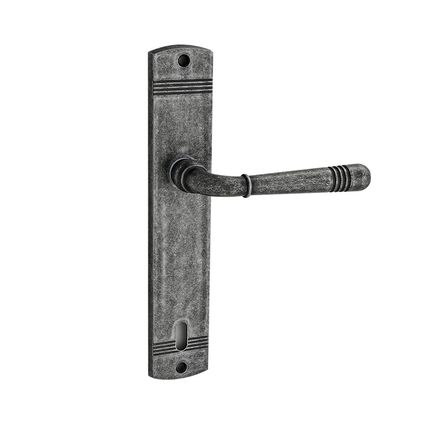Avenue deurkruk langschild Adagio sleutelgat 72mm oud zwart