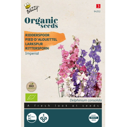 Organic Delphinium Ridderspoor Imperial (BIO)