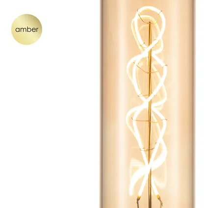 Home Sweet Home ledfilamentlamp Deco Tube Spiral amber E27 4W 5