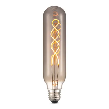 Source lumineuse ampoule LED couleur fumée lampe en verre en forme