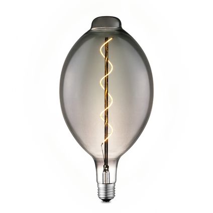 Home Sweet Home ledfilamentlamp Oval gerookt glas E27 4W