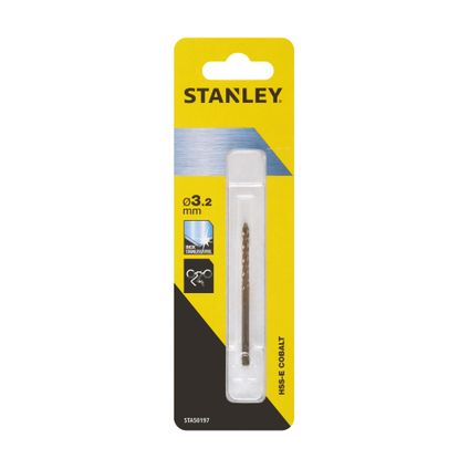 Stanley metaalboor STA50197-QZ HSS-E cobalt 3,2mm