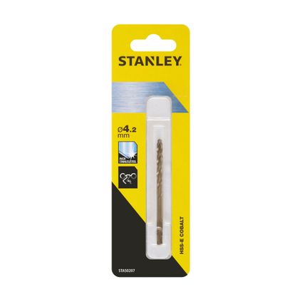 Foret à métaux Stanley STA50207-QZ HSS-E cobalt 4,2mm