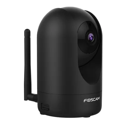 Foscam R2M Caméra 2MP pan-tilt 1080P Full HD Smart Privacy Protection-modus Black
 2