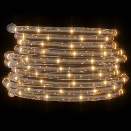 vidaXL Cordon lumineux avec 120 LED Blanc chaud 5 m PVC 3
