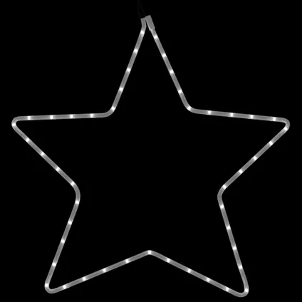 vidaXL Kerstfiguur ster met 48 warmwitte LED's 56 cm 4