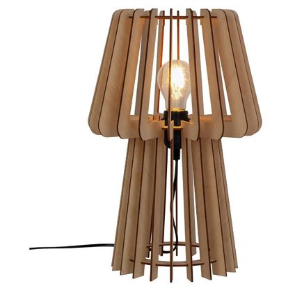 Lampe de table Norlux Groa wood ⌀26cm E27