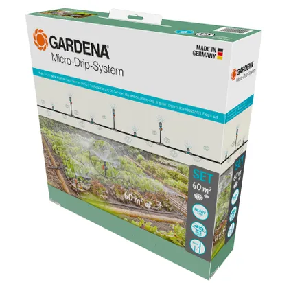 Gardena bewateringsset moestuin/bloembed Micro-Drip-System