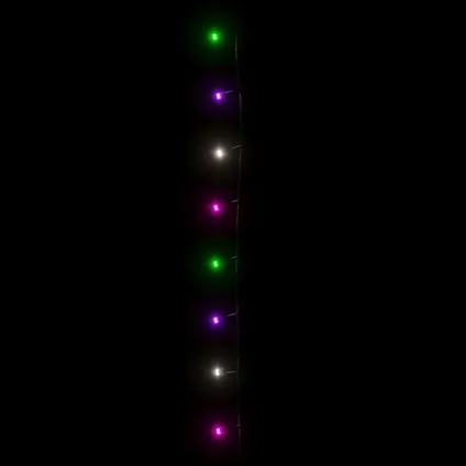 vidaXL Guirlande LED avec 300 LED Multicolore pastel 30 m PVC 4