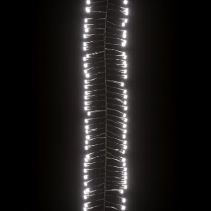 vidaXL Lichtslinger cluster met 400 LED's koudwit 7,4 m PVC 5