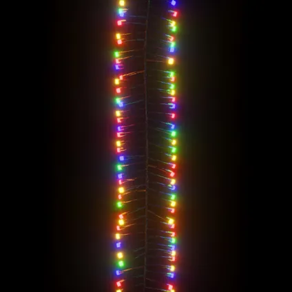 vidaXL Guirlande lumineuse à LED groupées 400LED Multicolore 7,4 5