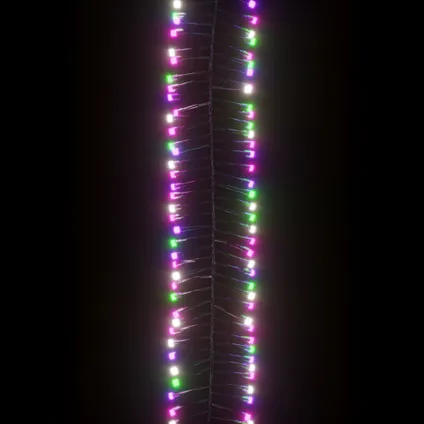 vidaXL Lichtslinger cluster met 400 LED's pastel meerkleurig 7,4 5