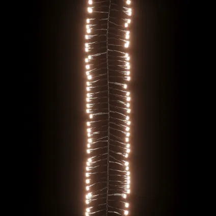 vidaXL Guirlande lumineuse à LED groupées 3000 LED Blanc chaud 5