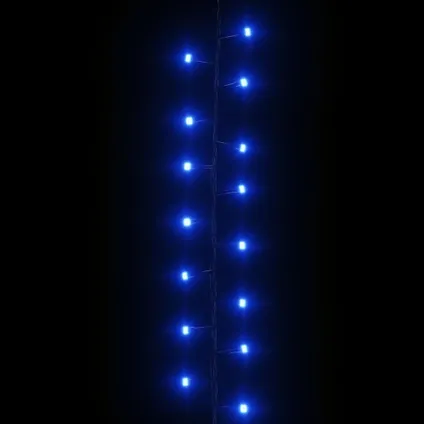 vidaXL Guirlande à LED compacte avec 400 LED Bleues 13 m PVC 5