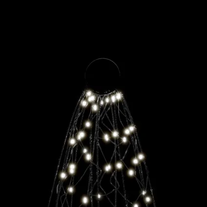 vidaXL Kerstboom voor vlaggenmast 3000 LED's koudwit 800 cm 5