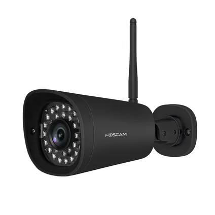 FOSCAM G4P-B Caméra IP extérieure HD 4MP Caméra IP extérieure 4MP Détection de mouvement Noir