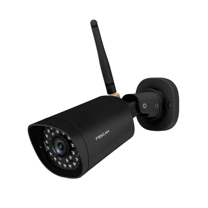 FOSCAM G4P-B Caméra IP extérieure HD 4MP Caméra IP extérieure 4MP Détection de mouvement Noir 4