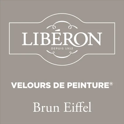 Peinture murale Libéron Velours de Peinture brun Eiffel mat velouté 125ml 2