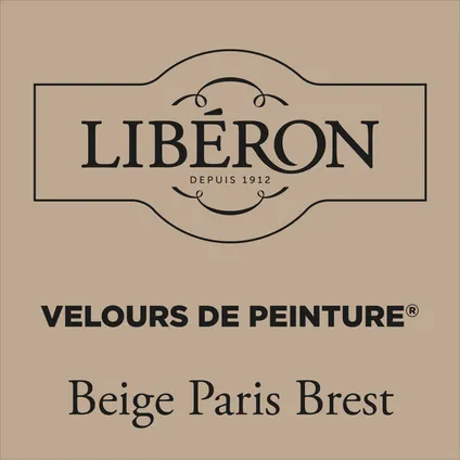 Libéron muurverf Velours de Peinture Beige Paris-Brest fluweel mat 500ml 2