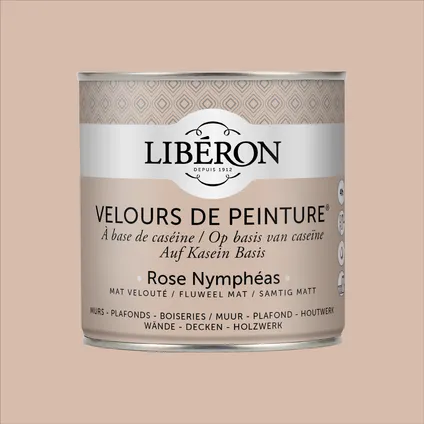 Libéron muurverf Velours de Peinture Rose Nymphéas fluweel mat 500ml 5