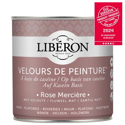 Libéron muurverf Velours de Peinture Rose Mercière fluweel mat 500ml