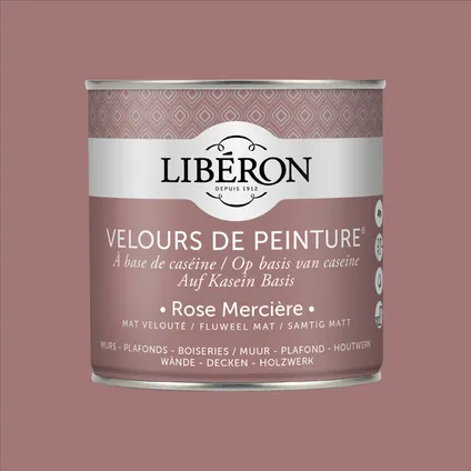 Libéron muurverf Velours de Peinture Rose Mercière fluweel mat 500ml 5