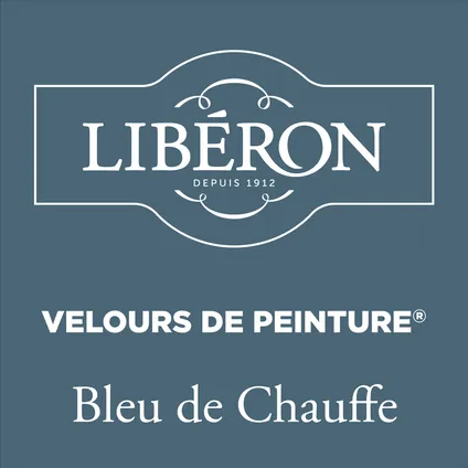 Peinture murale Libéron Velours de Peinture Bleu De Chauffe mat velouté 500ml 2