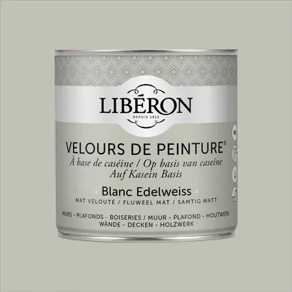 Peinture murale Libéron Velours de Peinture Blanc Edelweiss mat velouté 500ml 5