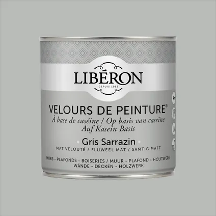 Peinture murale Libéron Velours de Peinture Gris Sarrazin mat velouté 500ml 5