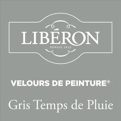 Libéron muurverf Velours de Peinture Gris Temps De Pluie fluweel mat 500ml 2
