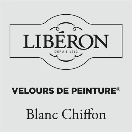 Libéron muurverf Velours de Peinture Blanc Chiffon fluweel mat 500ml 2