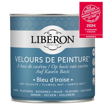 Peinture murale Libéron Velours de Peinture terre cuite d'Anjou velouté mat 500ml