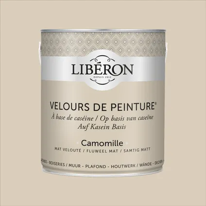 Libéron muurverf Velours de Peinture Camomille fluweel mat 2,5L 5