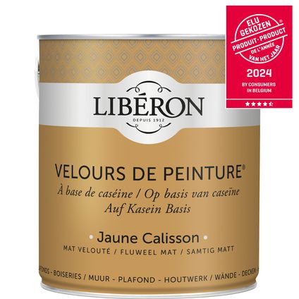 Libéron muurverf Velours de Peinture Jaune Calisson fluweel mat 2,5L