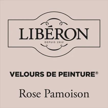 Peinture murale Libéron Velours de Peinture Rose Pamoison mat velouté 2,5L 2
