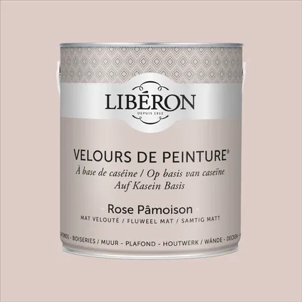 Libéron muurverf Velours de Peinture Rose Pamoison fluweel mat 2,5L 5
