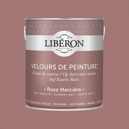 Libéron muurverf Velours de Peinture Rose Mercière fluweel mat 2,5L 5