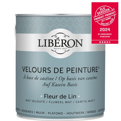 Libéron muurverf Velours de Peinture Fleur De Lin fluweel mat 2,5L