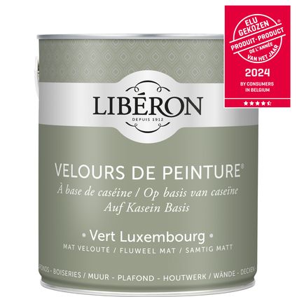 Libéron muurverf Velours de Peinture Vert Luxembourg fluweel mat 2,5L