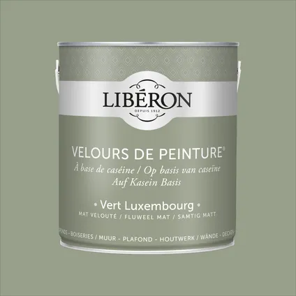 Libéron muurverf Velours de Peinture Vert Luxembourg fluweel mat 2,5L 5